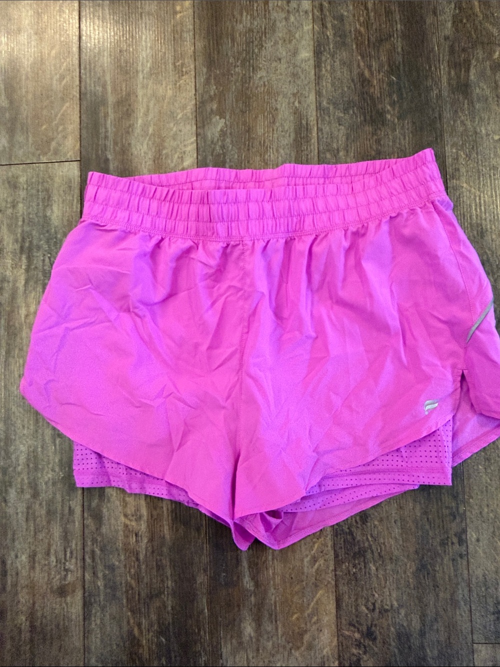 Women's Hot Pink Athletic Running Shorts with Inner Liner